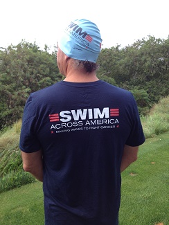 Swim Across America participant