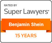 Ben Shein Super Lawyers 15 years