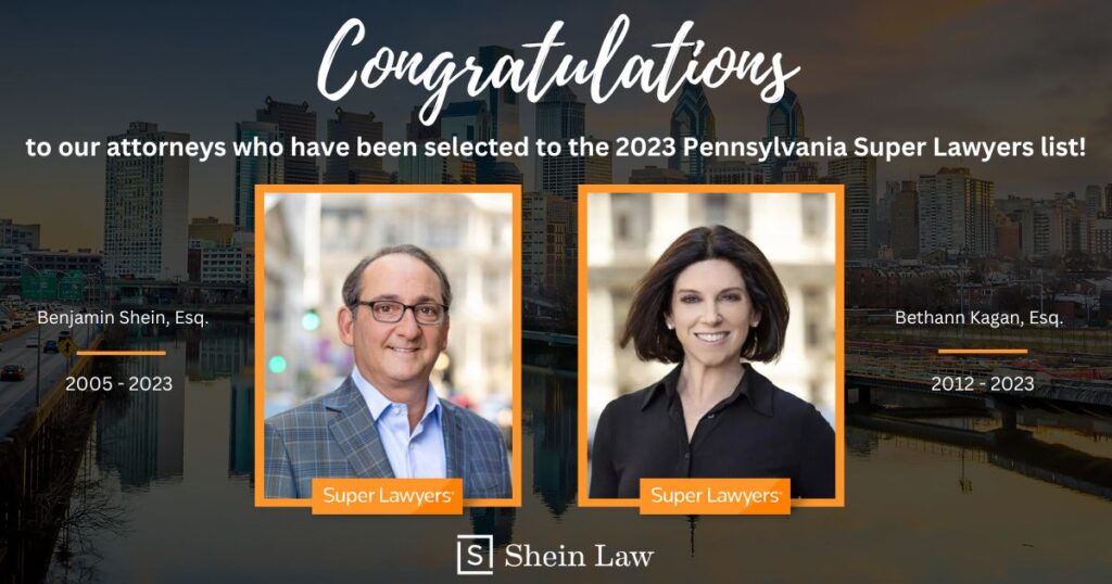 shein law attorneys selected to 2023 super lawyers list